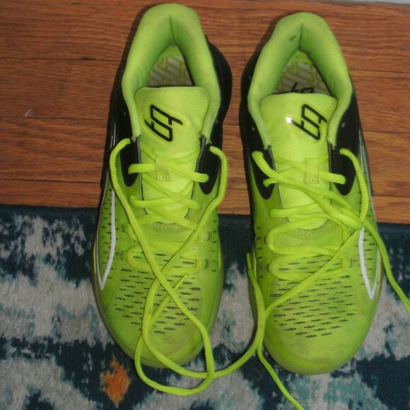 Puma 37855-01 Stewie 1 Quiet Fire Lime Athletic Basketball Sneaker Shoes ~ 8.5 - Picture 1 of 4